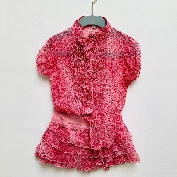 VERDE & MELA ANIMAL PRINT MATCHING SET 4 SILK Cashmere - Picture 9 of 9